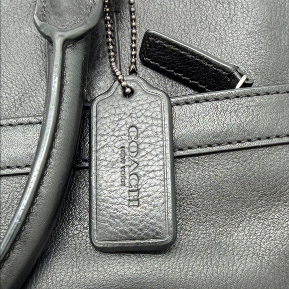 Black Leather Men's Bag - Picture 3 of 14